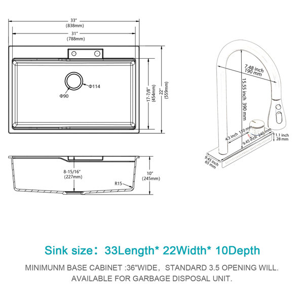Dimensions du produit