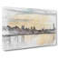 Reflection of the Seattle Skyline in Abstract - Wrapped Canvas Drawing - Wrapped Canvas-55338902