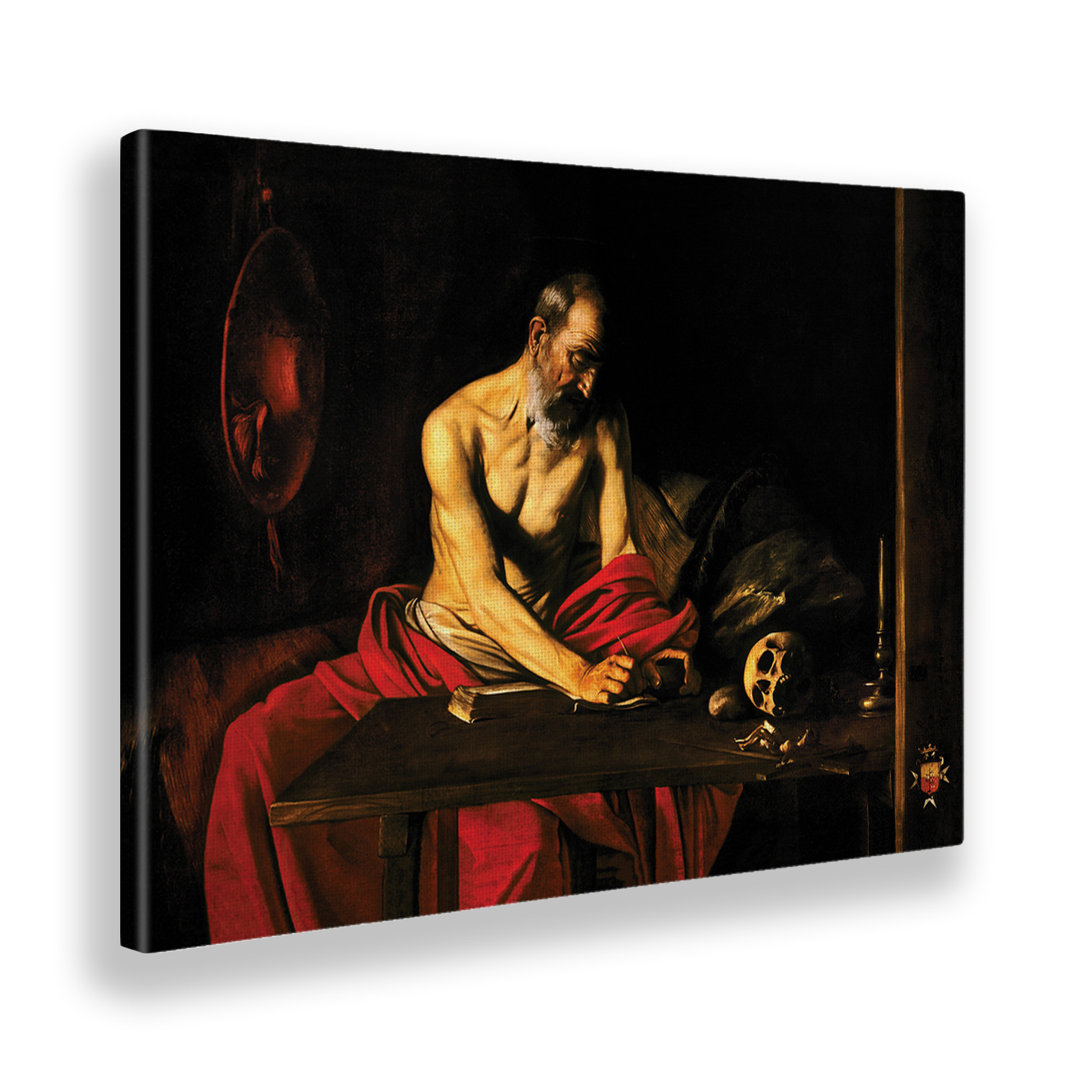 Wandbild St. Jerome von Caravaggio