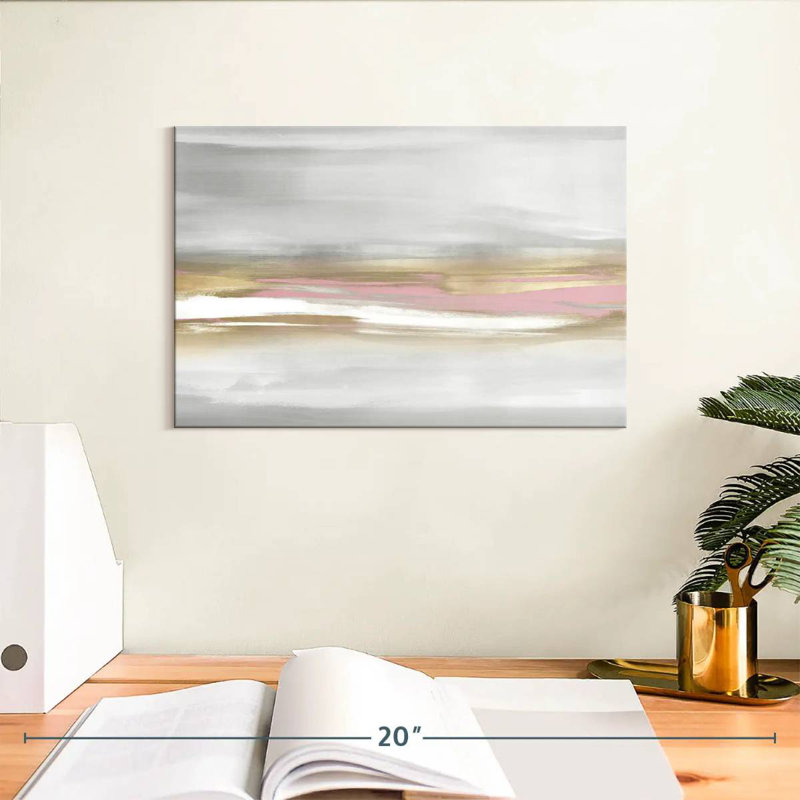 Avery Highlight Pink Blush I, 8" H x 12" W