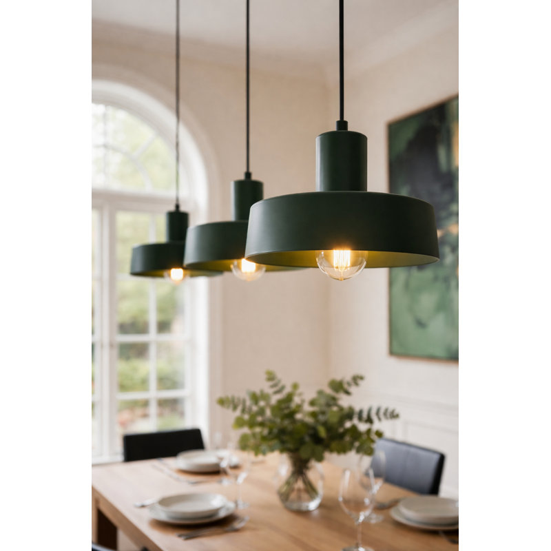 - Light Pendant, Matte Green