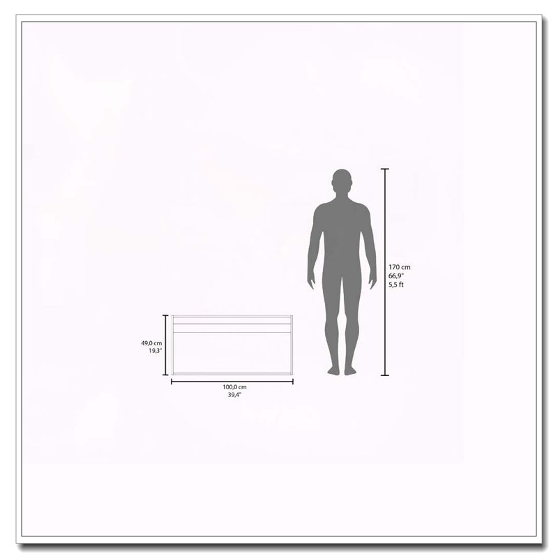 White 2-Door Wall Cabinet