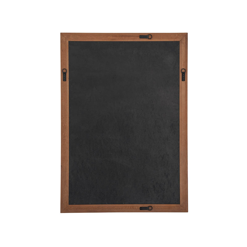 Griffith Park Solid Wood Wall Mirror, Tan