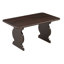 Ensemble de salle à manger 6 pièces, ensemble de table Mid-Century moderne pour 6 personnes avec 4 chaises et banc-601639599-601639594-601639572