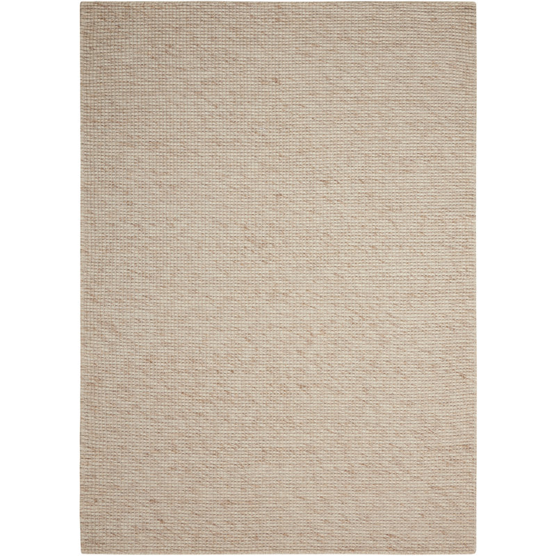 Lowland Solid Colour Hand Woven Area Rug, Rectangle 160 x 226cm