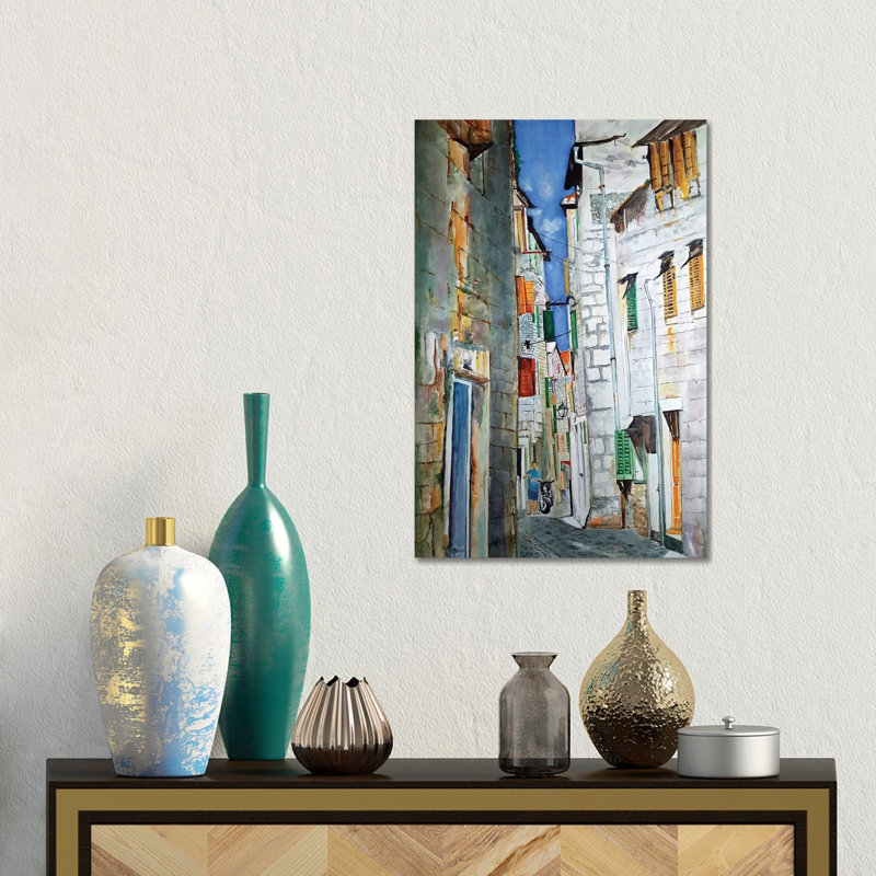 Méditerranée, reproduction d'art sur toile tendue, 18" x 12", Gallery Wrapped Canvas, Sans cadre