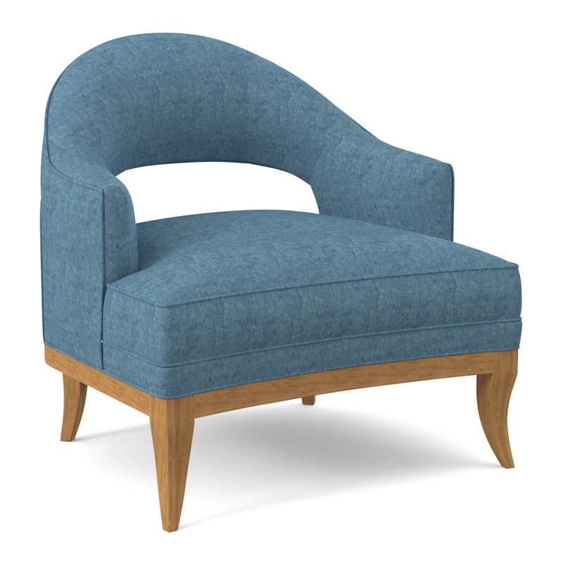 Fauteuil Mariposa, Ambre, Viscose Edworth Ocean