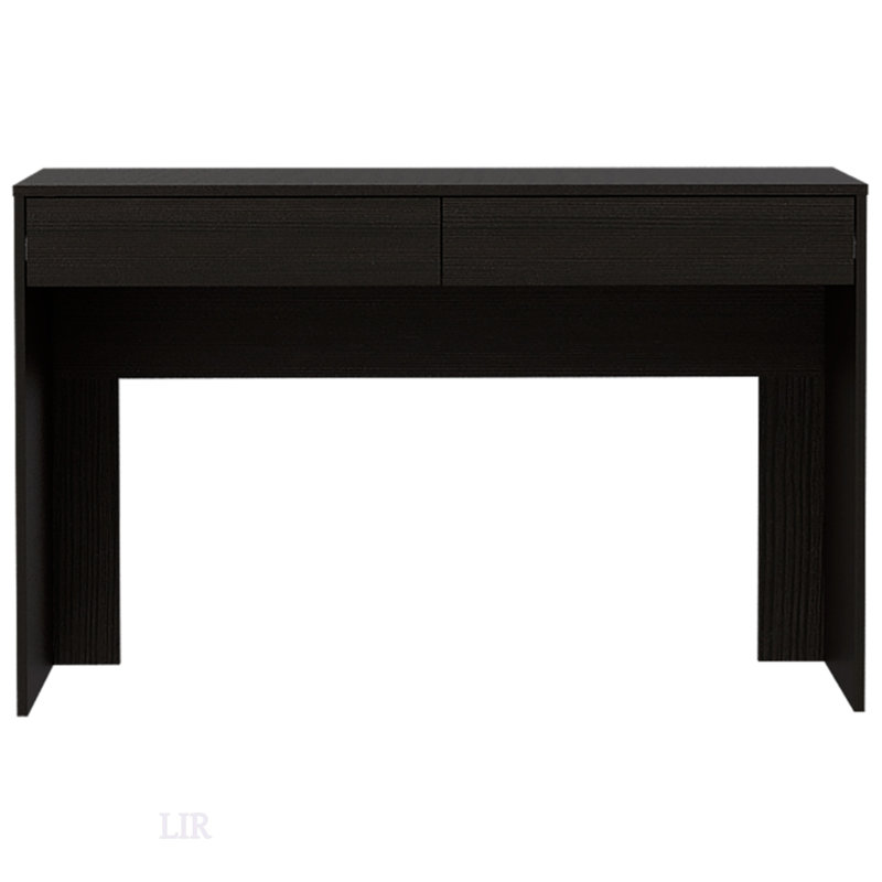 17.70'' W Rectangle Computer Desk, 29.48" H x 47.28" W x 17.74" D, Black