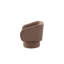 Fauteuil d'appoint rembourré Classic Coffee-577660940