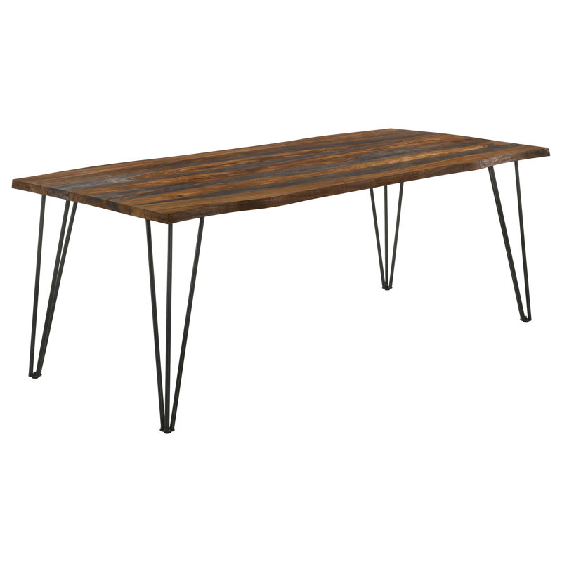 Neve Grey Sheesham Live Edge Dining Table