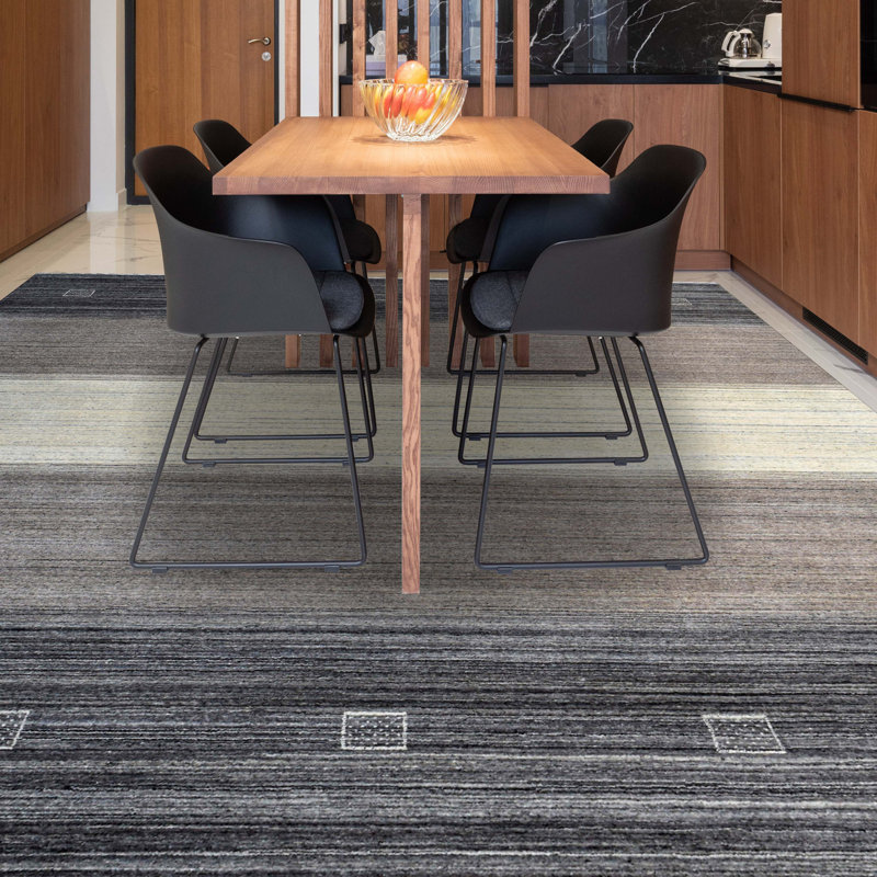 Striped Area Rug, Rectangle 9' x 12'