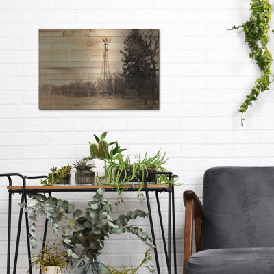 Winston Porter 'Lost Farmstead On The Prairie 078' by Gordon Semmens Metal Wall Art