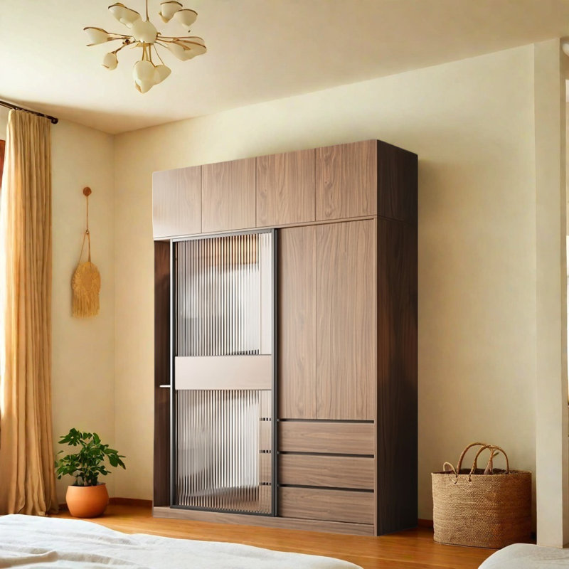 Armoire moderne, simple, pratique, élégante et élégante, H 99 po x l 48 po x P 24 po
