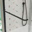 Porte de douche, porte coulissante, avec verre trempé de 1/4 po 50-54 po x 70 po-123404411