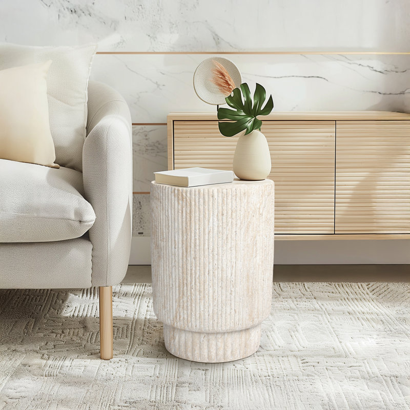 Table d'appoint Colg Travertine