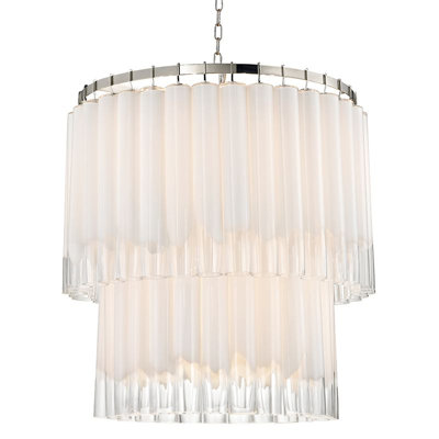 Lustre à niveaux unique et remarquable à 13 lumières Tyrell