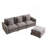 4-Piece 102'' L-Shape Sectional-885109991