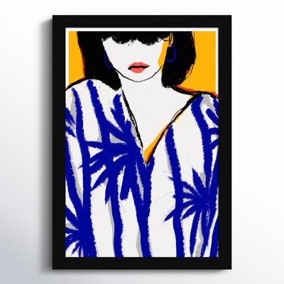Summer Memories by Treechild  Wood Framed Wall Art Print