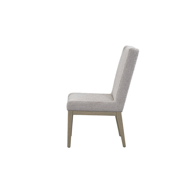 Cardston Upholstred Dining Chair Oyster Beige Performance Fabric