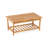 Chic 2 Club Chairs + Table Made Of Brown Wood, With Slat Panel Decoration Modern Look, Design, Weather , Assembly Required, Brown, 27.93 In.D, 24.44 In.W, 33.92 In.H