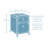 18.50'' Wide 2 -Drawer Mobile File Cabinet