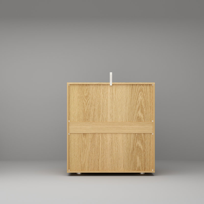 32.9 INCH H Modern 3-Drawer End Table With Handleless Front, Compact Design & Multiple Finishes – Versatile Nightstand Or Side Cabinet