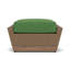 Charisma Rectangle Outdoor Ottoman Patio Ottoman-1606832721