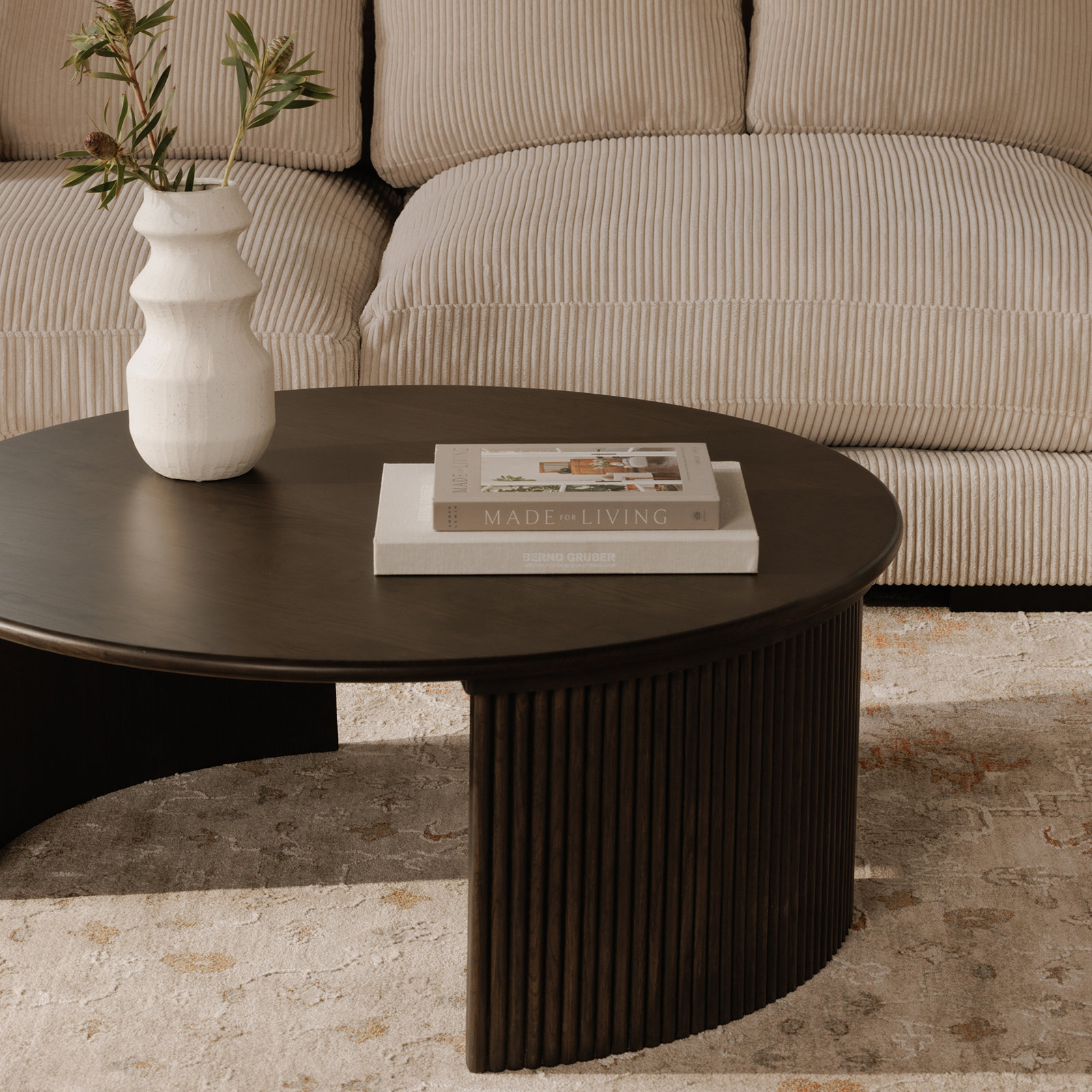 Wyat Small Coffee Table, 15.75" H x 39" L x 39" W, Espresso