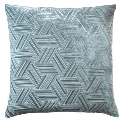 Entwined Square Velvet Pillow Cover & Insert