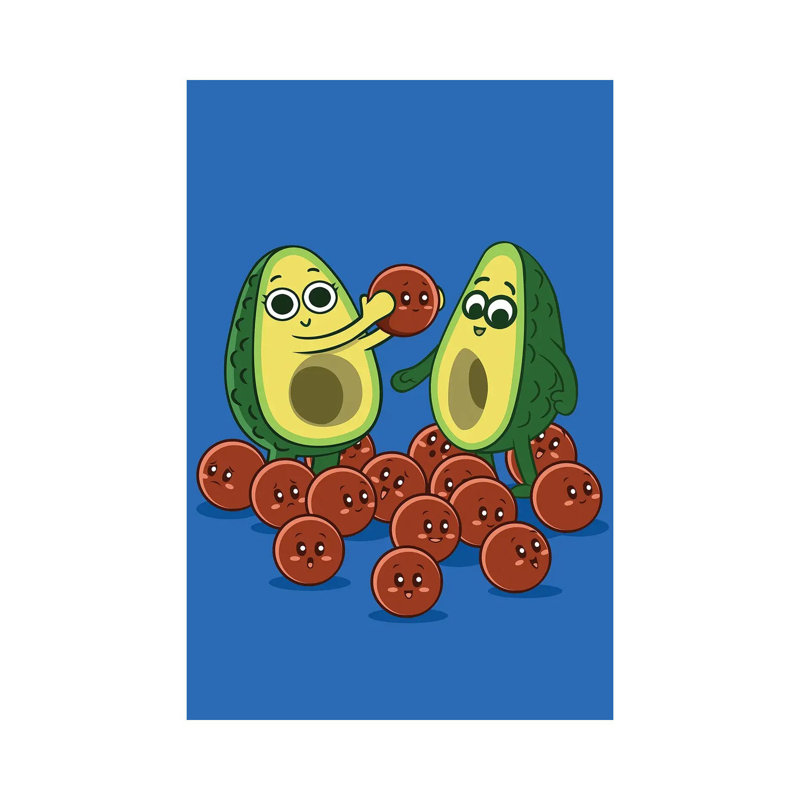 Avocado Family by Alberto Perez - Wrapped Canvas Print, 101.6 cm H x 66.04 cm W x 1.91 cm D