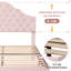 Ince Upholstered UK Double - DE 135 X 190 Cm Bed-1398463206