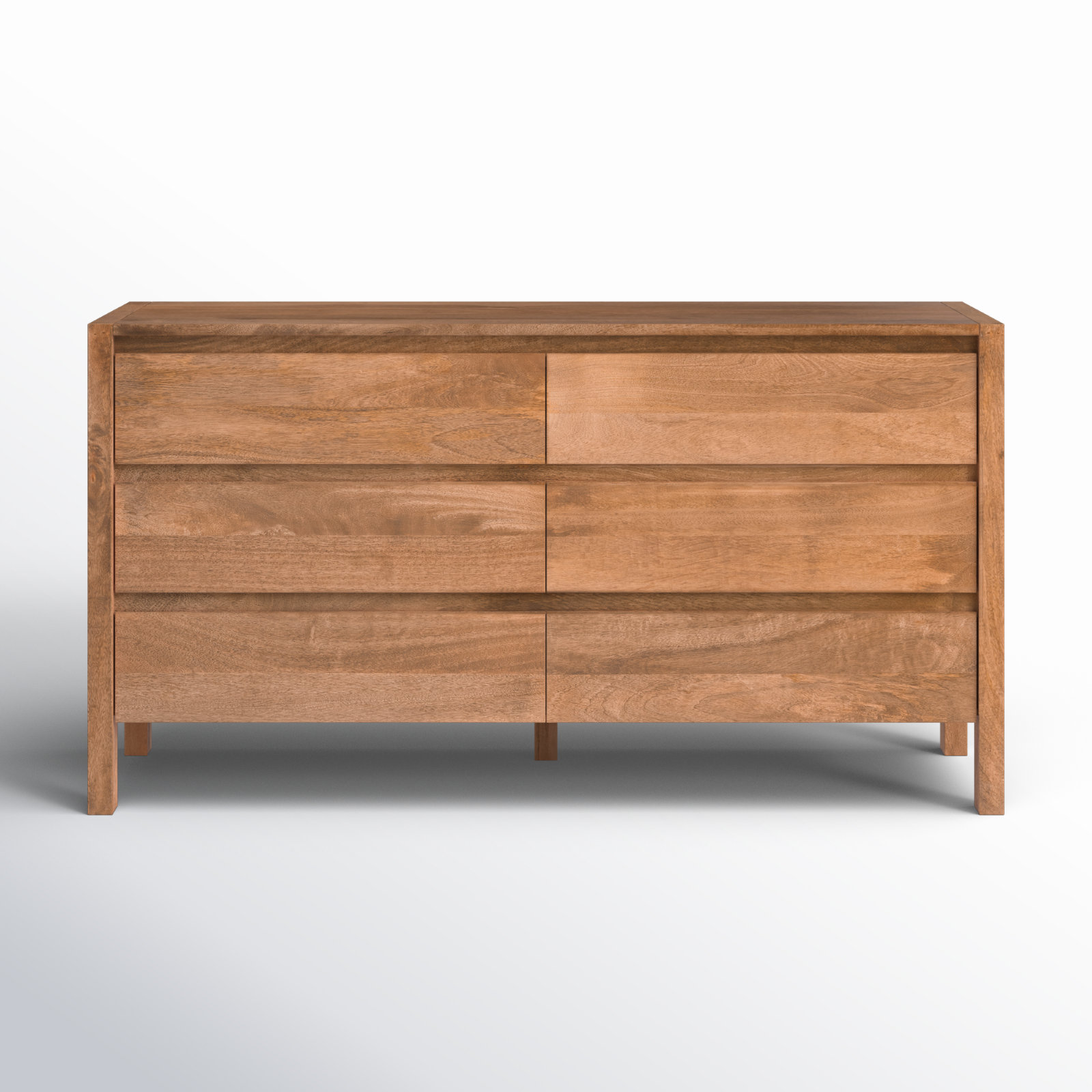 Stills 6 - Drawer Double Dresser, Mid Tone Honey