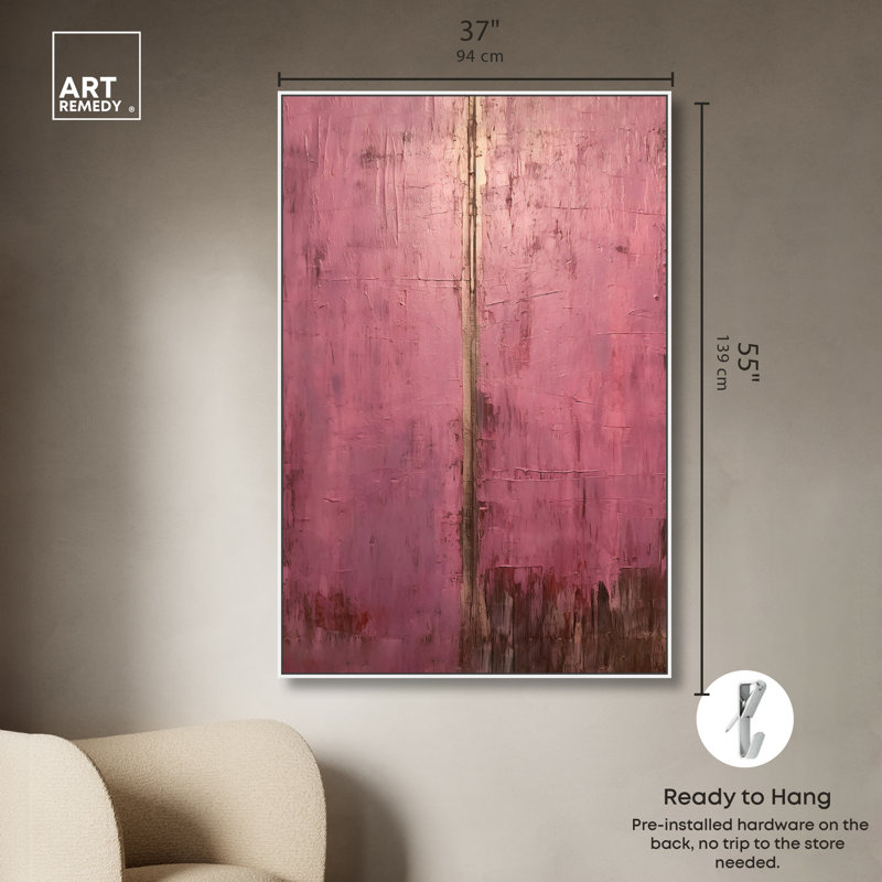 Art mural inspiré de la plage d'Acer Palmatum par Color Remedy, H 55 po x l 37 po, Cadre blanc