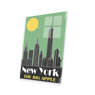 New York, vert par Fly, impression sans cadre