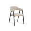 46.5cm H Velvet Upholstered Contoured Armchair-754011053