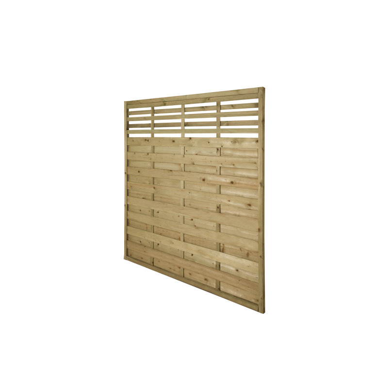 70.87cm H x 70.87cm W Natural Timber Wood Fence Panels