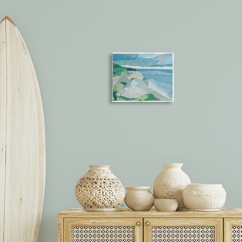 Art mural, "Ocean Overpoint Abstraction" par Coco Good