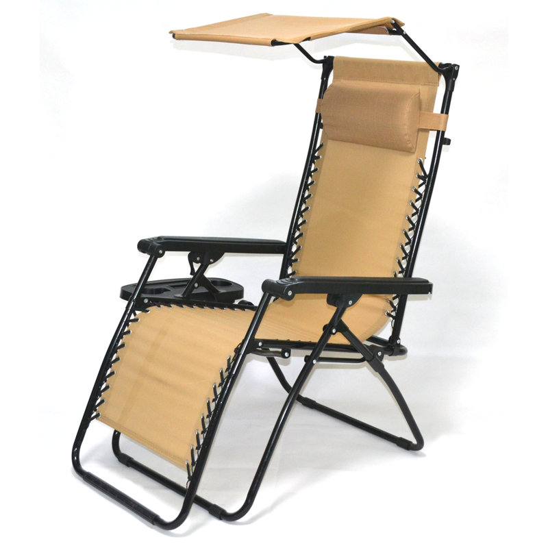 Fauteuil inclinable zéro gravité Mir, Noir / brun clair