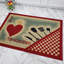 Tapis rouge / vert Rishel