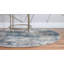 Tapis abstrait bleu marine / sauge Brantlie-45469122