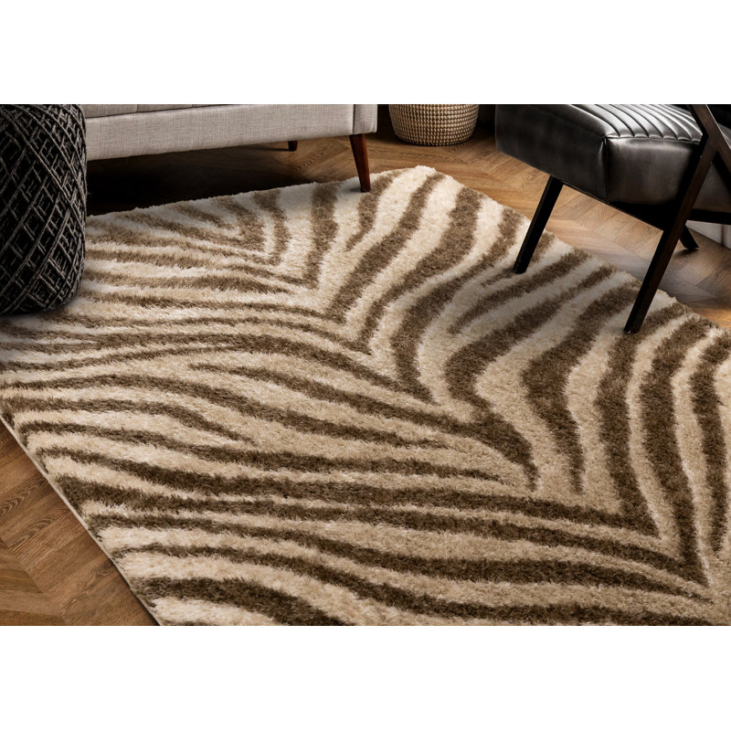 Tapis d'intérieur beige Jadis, Rectangle 5 pi 3 po x 7 pi 7 po