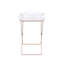 Plateau transparent en acrylique et cuivre
