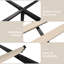 Upholstered Channel Tufted Wingback Headboard Bed Frame with Strong Wooden Slat Support-1410219969
