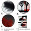 Arbres abstraits rouges et noirs au bord du lac - forêt, art mural-87370840-87370845