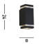 Rithvin 23.5cm H Outdoor Sconce-601789207