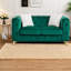 Compression Sofas, Green Velvet 61 Inch Modern Chesterfield Home Couch