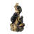 29In Resin Black Bears Climbing Fountain