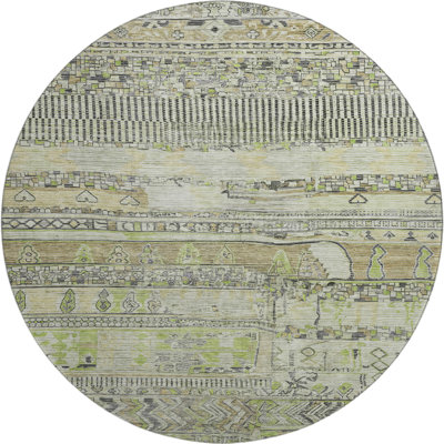 Premium Machine Washable Ashington AMF1835 Stripes Rug