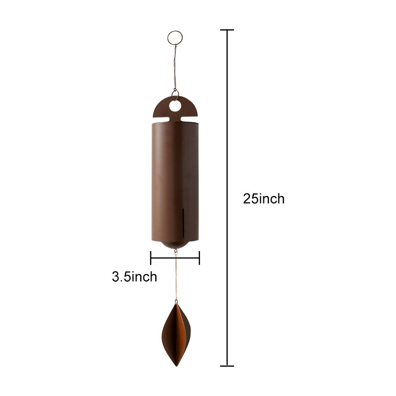 Cloche suspendue brune Lesko Lovitz