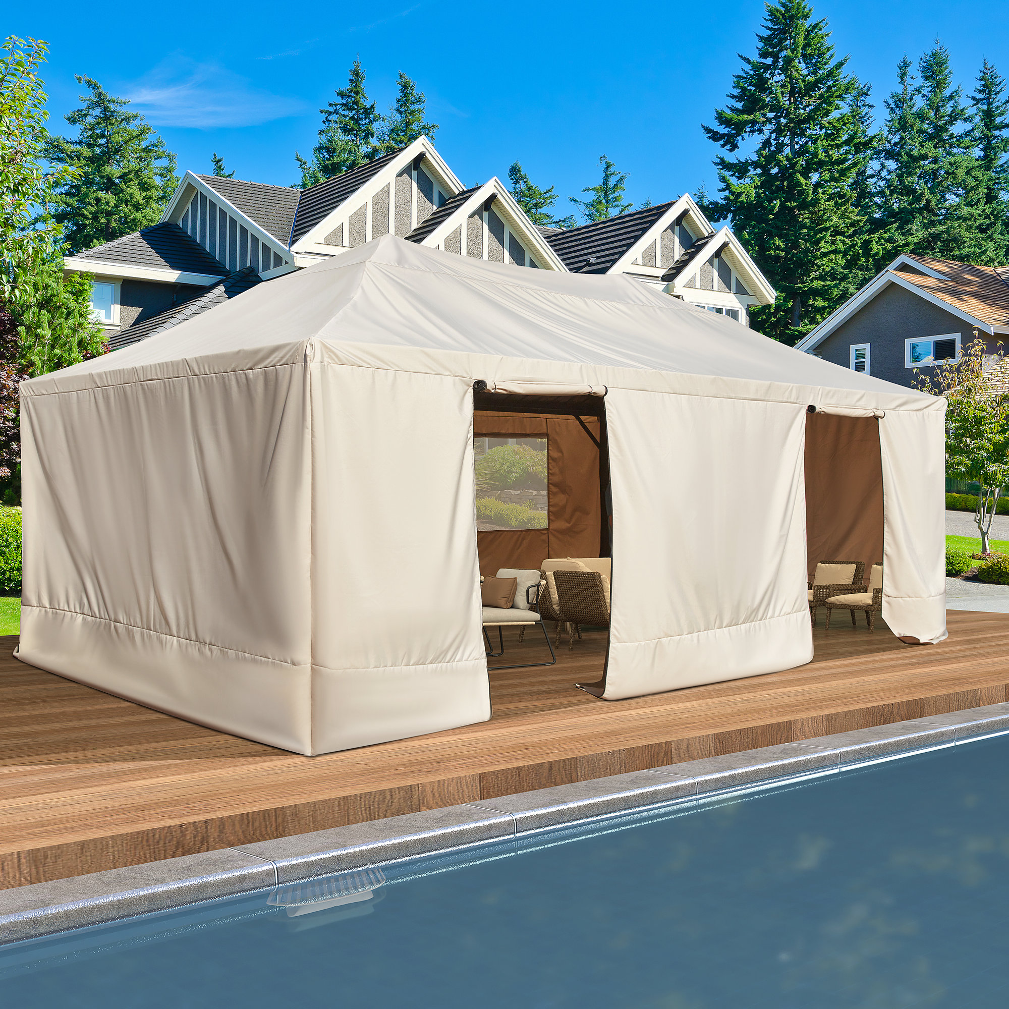 HOUSSE DE PROTECTION Pour NIEWIADOW N126 Caravane Couverture De Protection EUR 155,00 - FR